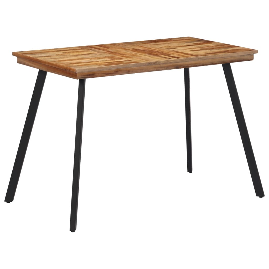 vidaXL Mesa de jantar 120x62x76 cm madeira de teca maciça