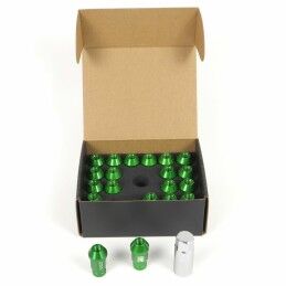 OMP|Set Porcas OMP 7075 Verde 20 uds M14 x 1,25