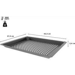 BOSCH|Molde para o Forno BOSCH HEZ629070 Antracite Metal (4,5 cm) (37,4 cm)