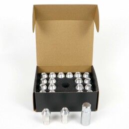 OMP|Set Porcas OMP 7075 Prata 20 uds M14 x 1,25