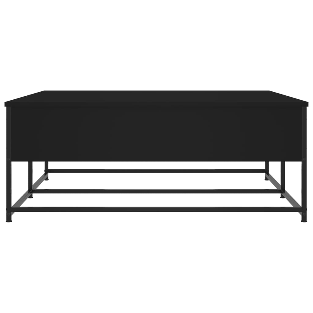 vidaXL Mesa de centro 100x99x40 cm derivados de madeira preto