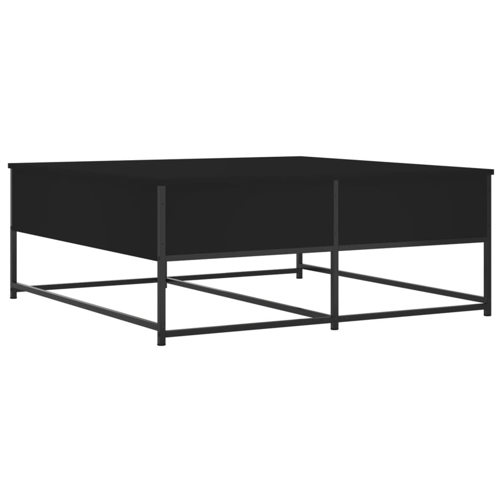 vidaXL Mesa de centro 100x99x40 cm derivados de madeira preto