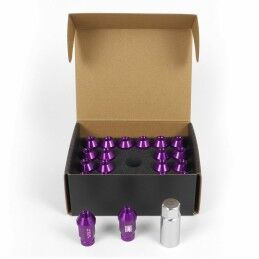 OMP|Set Porcas OMP 7075 Violeta 20 uds M14 x 1,25