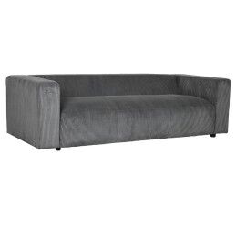DKD Home Decor|Sofá DKD Home Decor Castanho Linho Madeira da borracha Tradicional (122 x 69 x 72 cm)