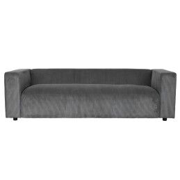 Home ESPRIT|Sofá Home ESPRIT Cinzento claro Moderno 224 x 95,5 x 66,5 cm