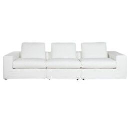 Home ESPRIT|Sofá Home ESPRIT Branco Moderno 286 x 95,5 x 57 cm