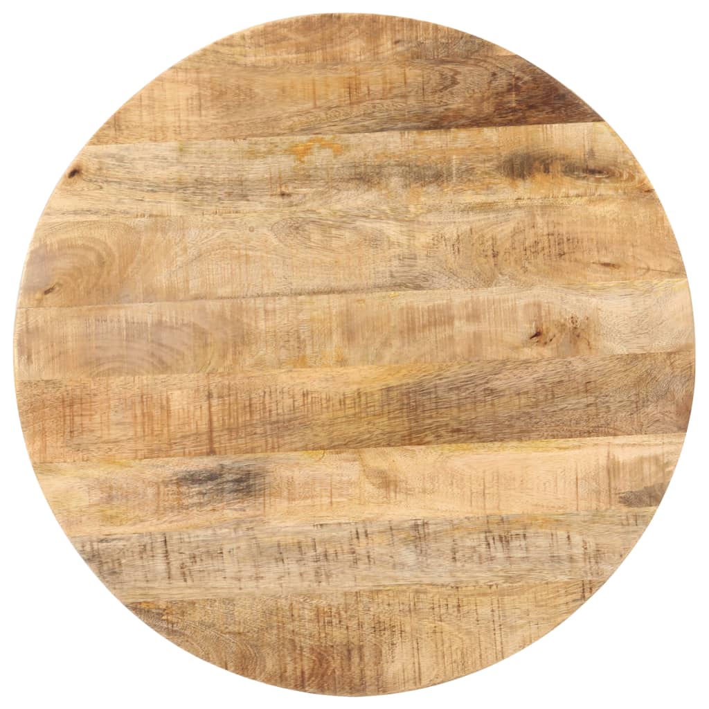 vidaXL Mesa bistrô redonda Ø70x75 cm madeira de mangueira áspera