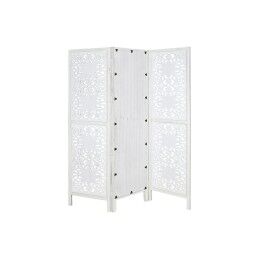 Home ESPRIT|Biombo Home ESPRIT Branco Madeira de mangueira Espelho 152 x 2 x 182 cm