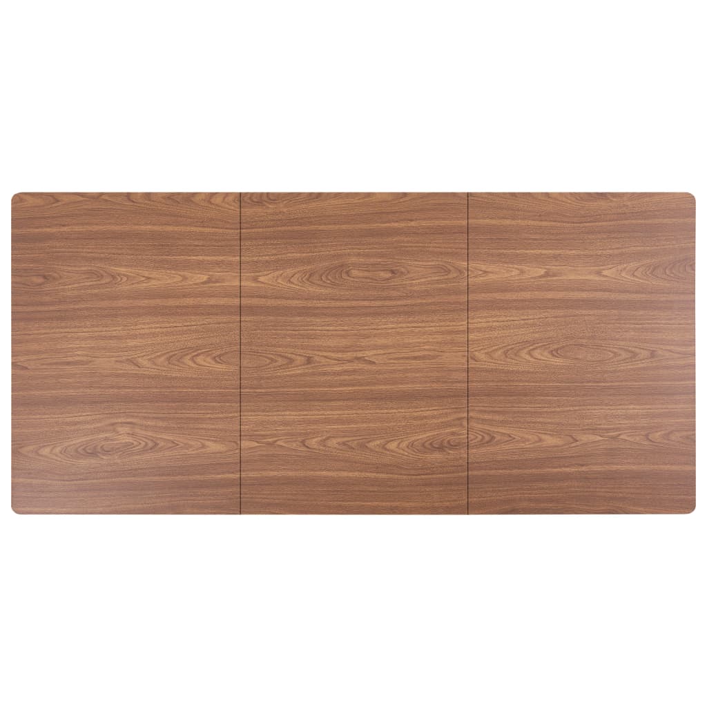 vidaXL Mesa de jantar 180x90x75 cm MDF castanho