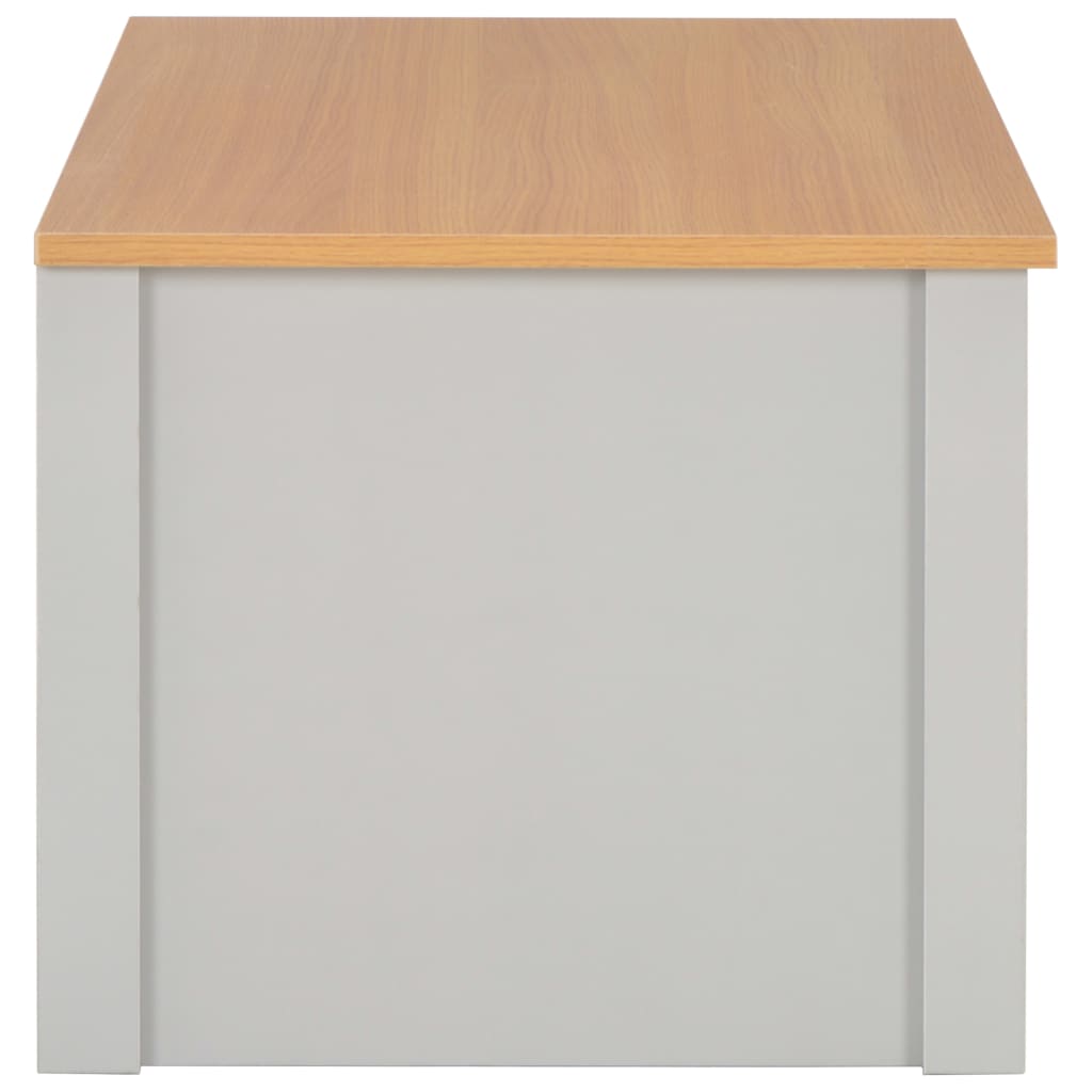 vidaXL Mesa de centro 100x50x42 cm cinzento