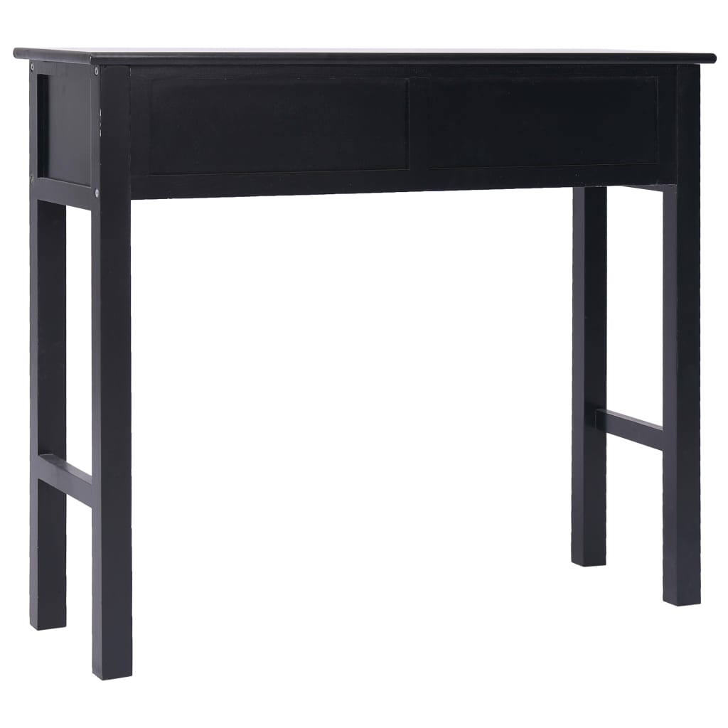 vidaXL Mesa consola 90x30x77 cm madeira preto