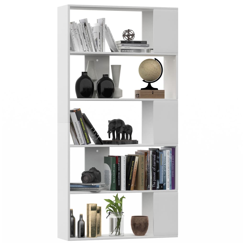 vidaXL Estante/divisória 80x24x159 cm contraplacado branco