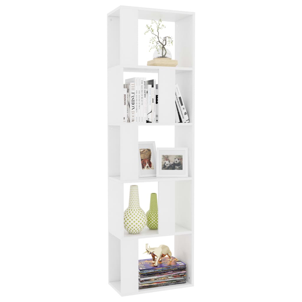 vidaXL Estante/divisória 45x24x159 cm contraplacado branco