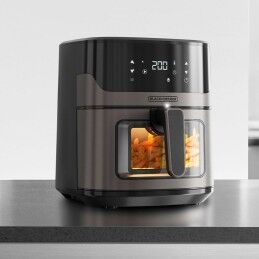 Black & Decker|Fritadeira de Ar Black & Decker BXAF6500E Preto Prateado 1600 W 6,5 L