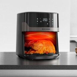 Black & Decker|Fritadeira de Ar Black & Decker BXAF6500E Preto Prateado 1600 W 6,5 L