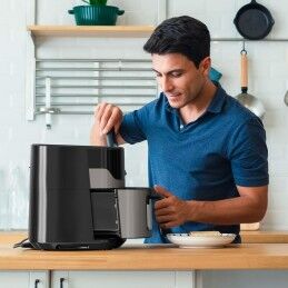 Black & Decker|Fritadeira de Ar Black & Decker BXAF6500E Preto Prateado 1600 W 6,5 L