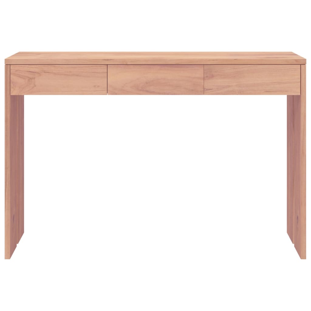 vidaXL Mesa consola 110x35x75 cm madeira de teca maciça