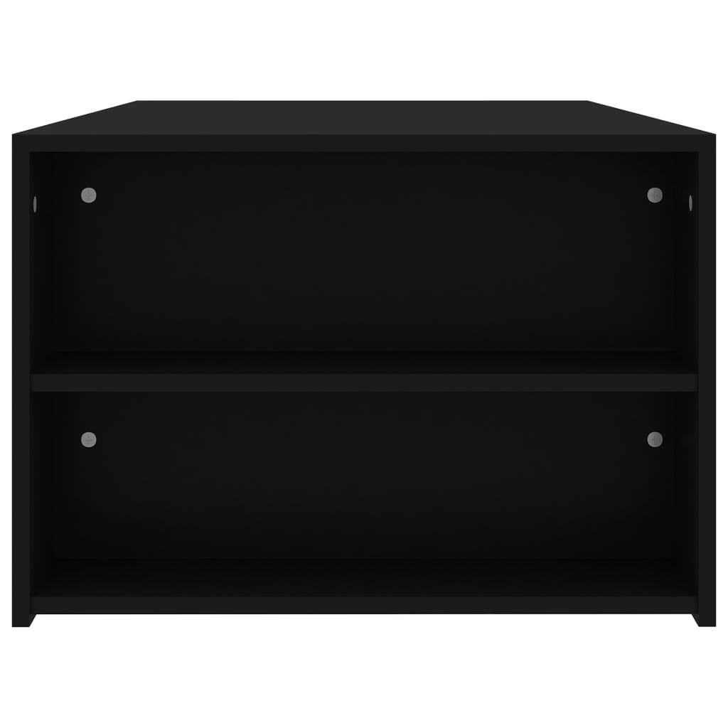 vidaXL Mesa de centro 100x60x42 cm contraplacado preto