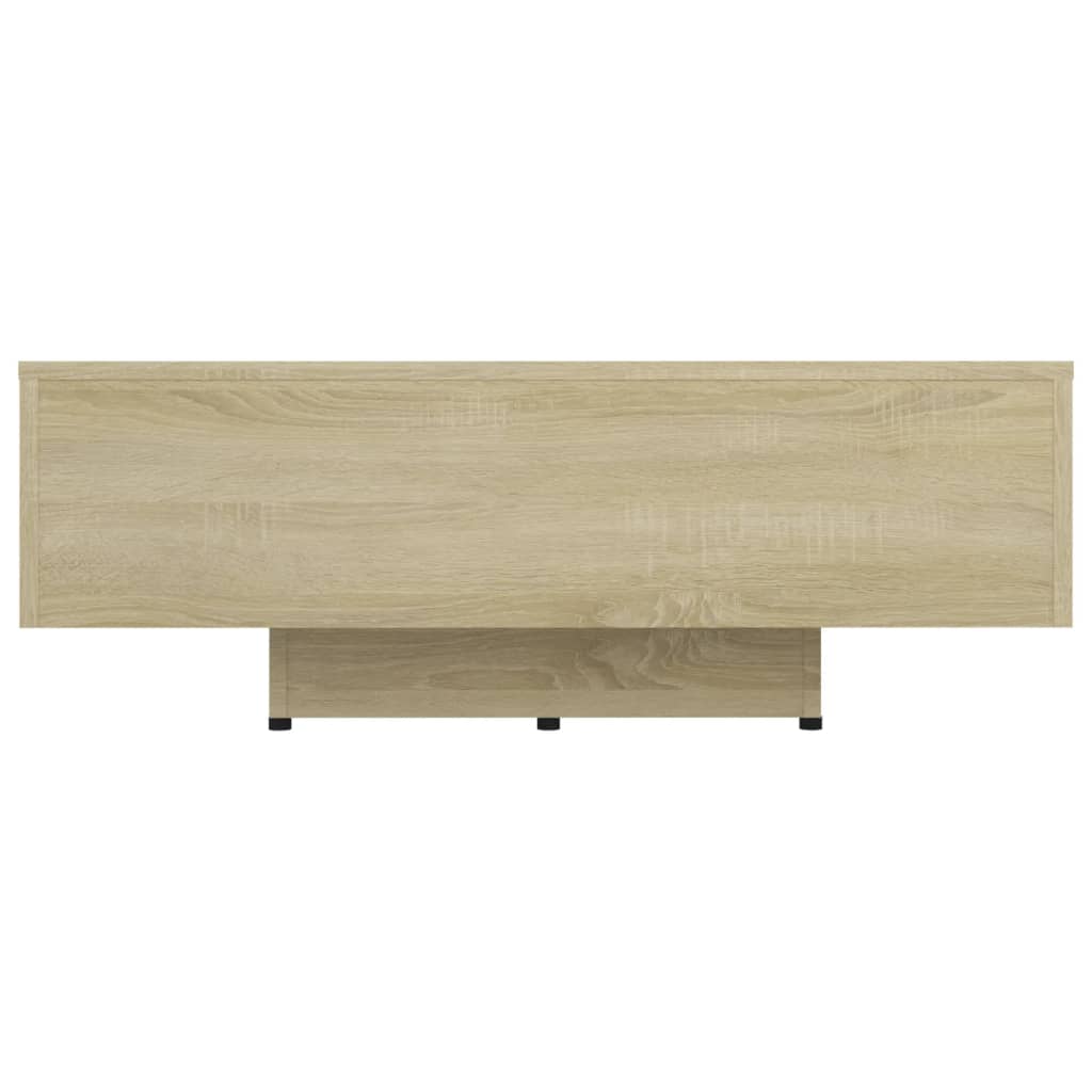 vidaXL Mesa de centro 85x55x31 cm contraplacado carvalho sonoma