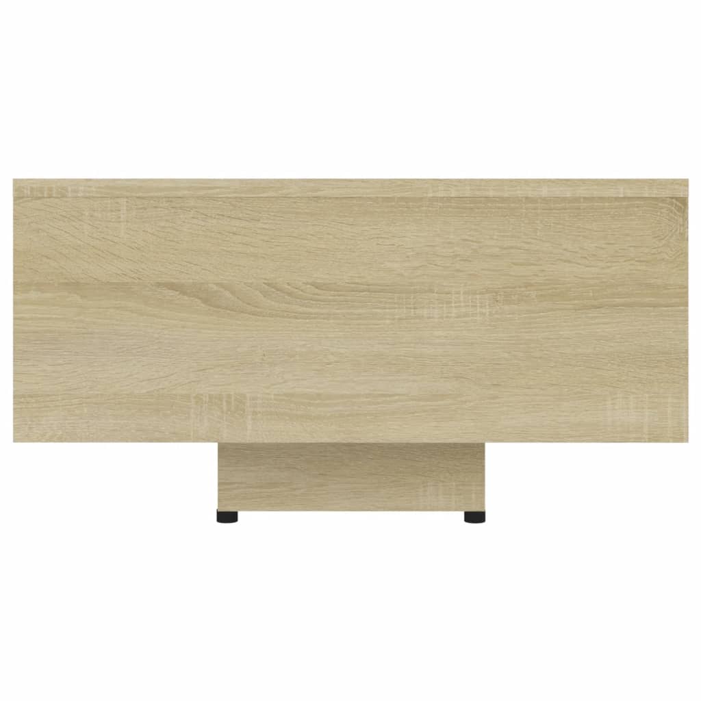 vidaXL Mesa de centro 85x55x31 cm contraplacado carvalho sonoma