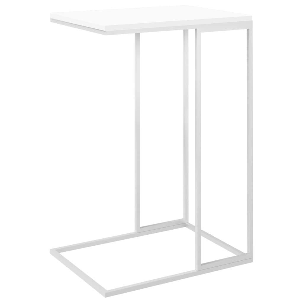 vidaXL Mesa de centro 40x30x59 cm derivados de madeira branco