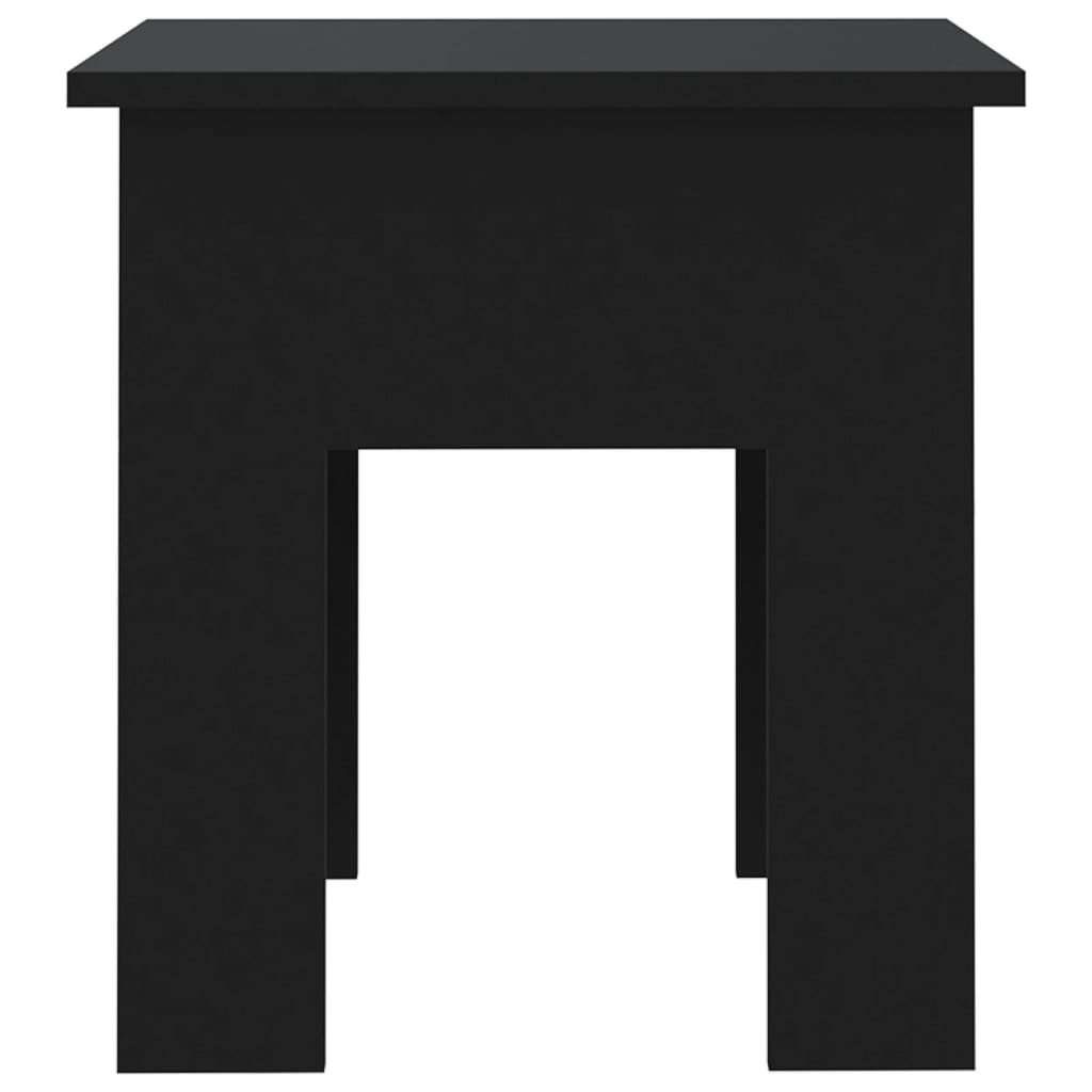 vidaXL Mesa de centro 40x40x42 cm aglomerado preto