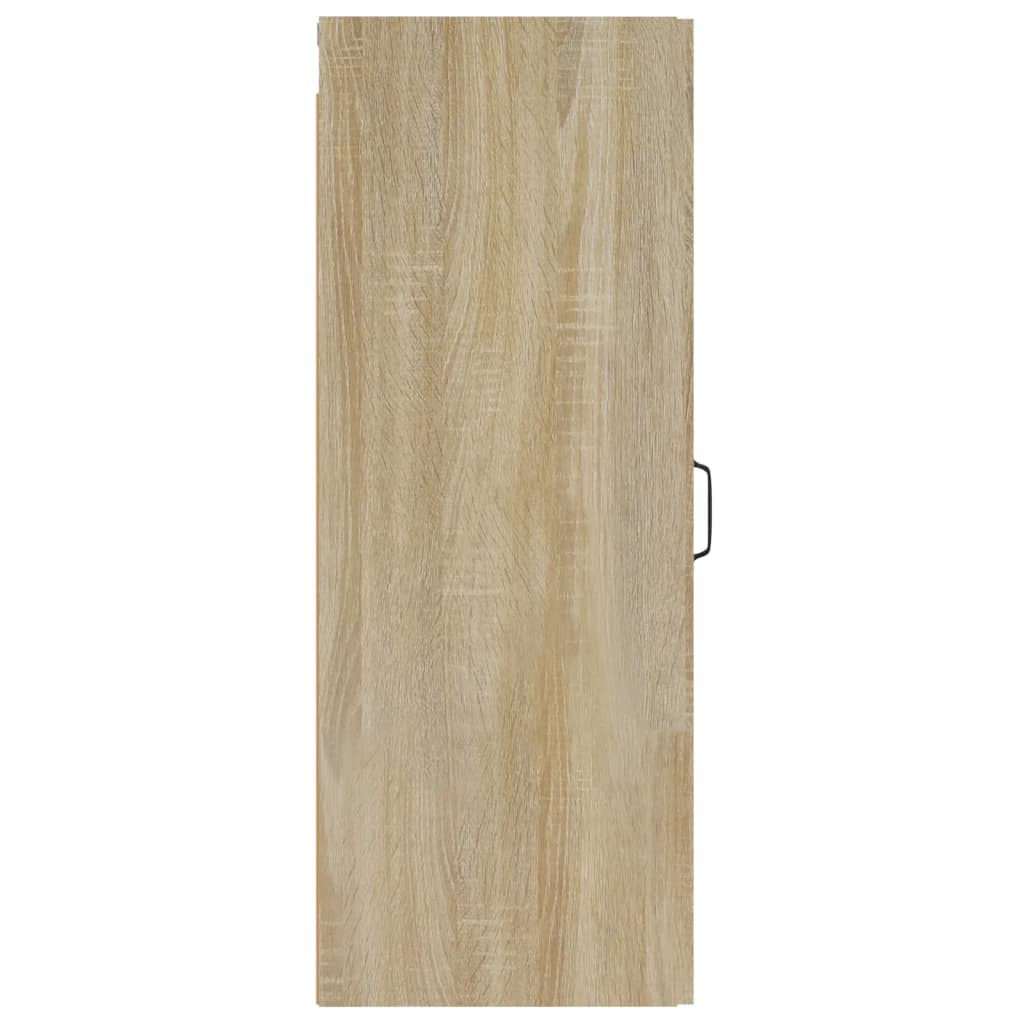 vidaXL Armário de parede suspenso 34,5x34x90 cm pinho Sonoma Oak