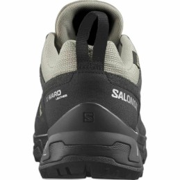 Sapatilhas de Running para Adultos Salomon X Ward Bege Cinzento escuro GORE-TEX Couro Montanha