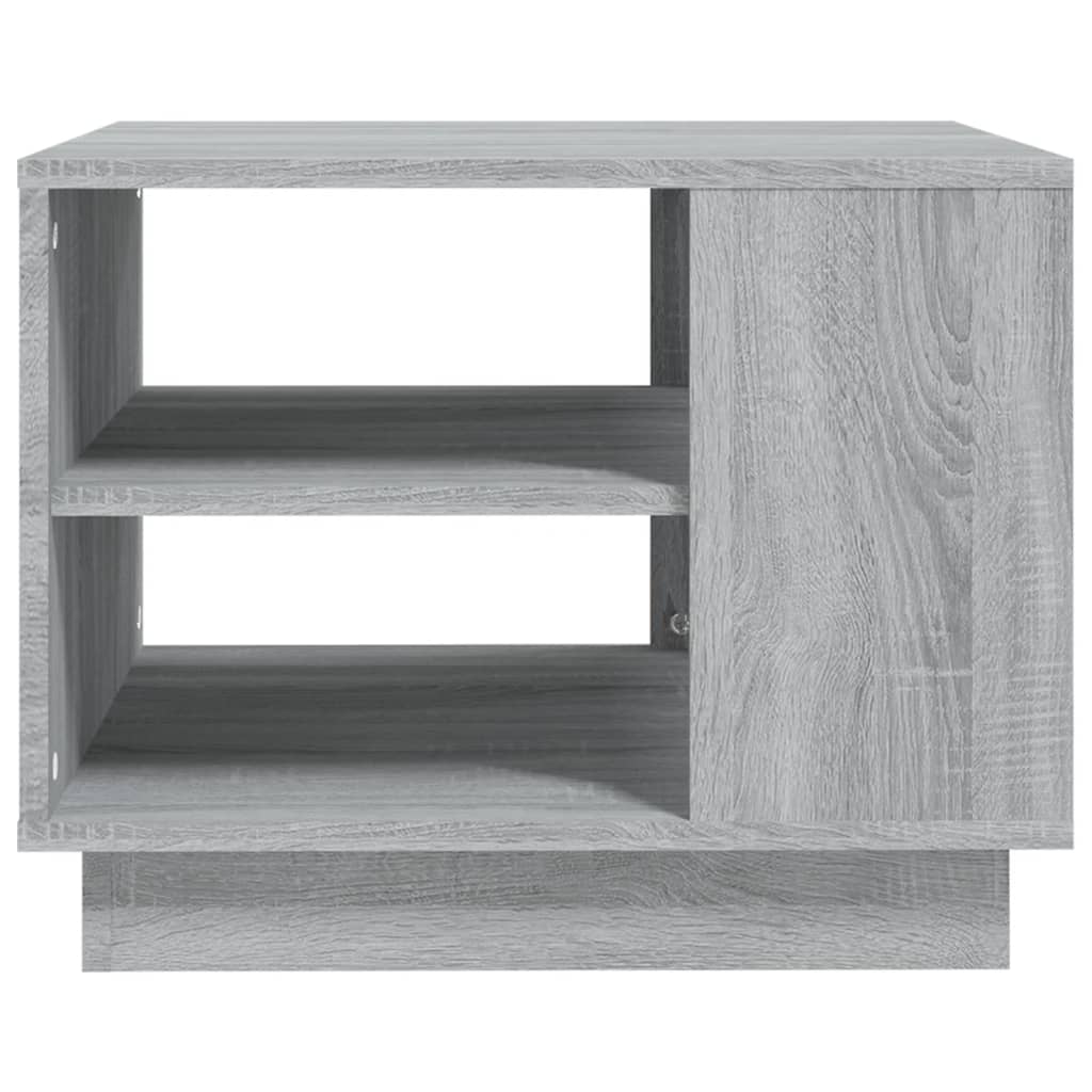 vidaXL Mesa de centro 55x55x43 cm aglomerado cor sonoma cinzento