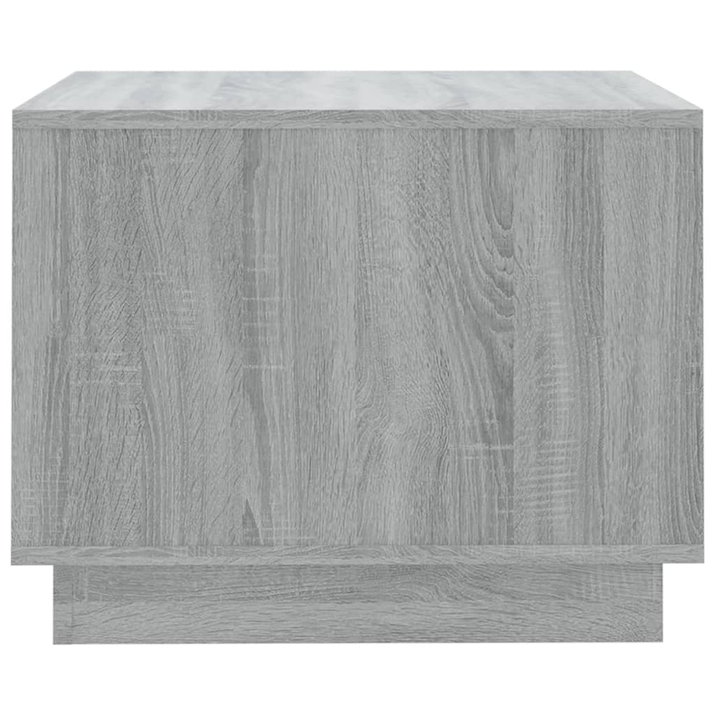 vidaXL Mesa de centro 55x55x43 cm aglomerado cor sonoma cinzento