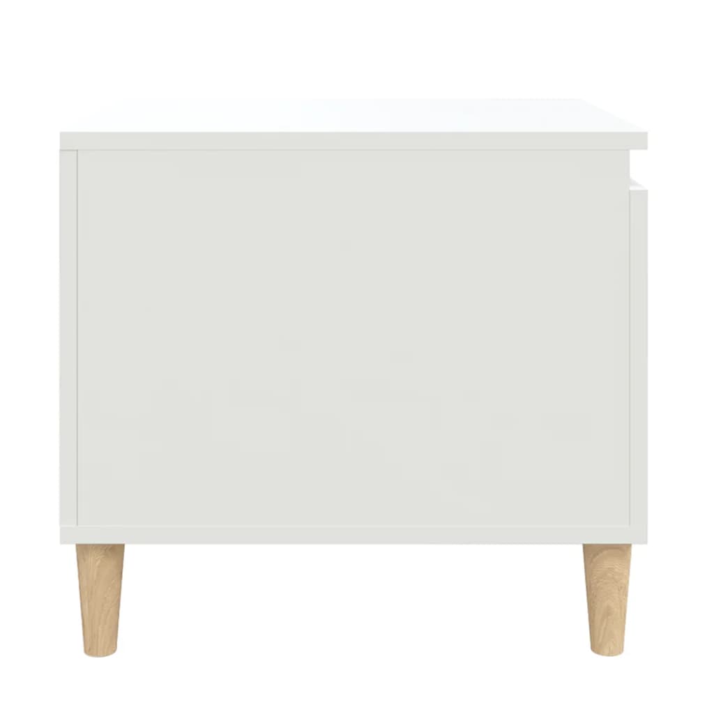 vidaXL Mesa de centro 100x50x45 cm derivados de madeira branco