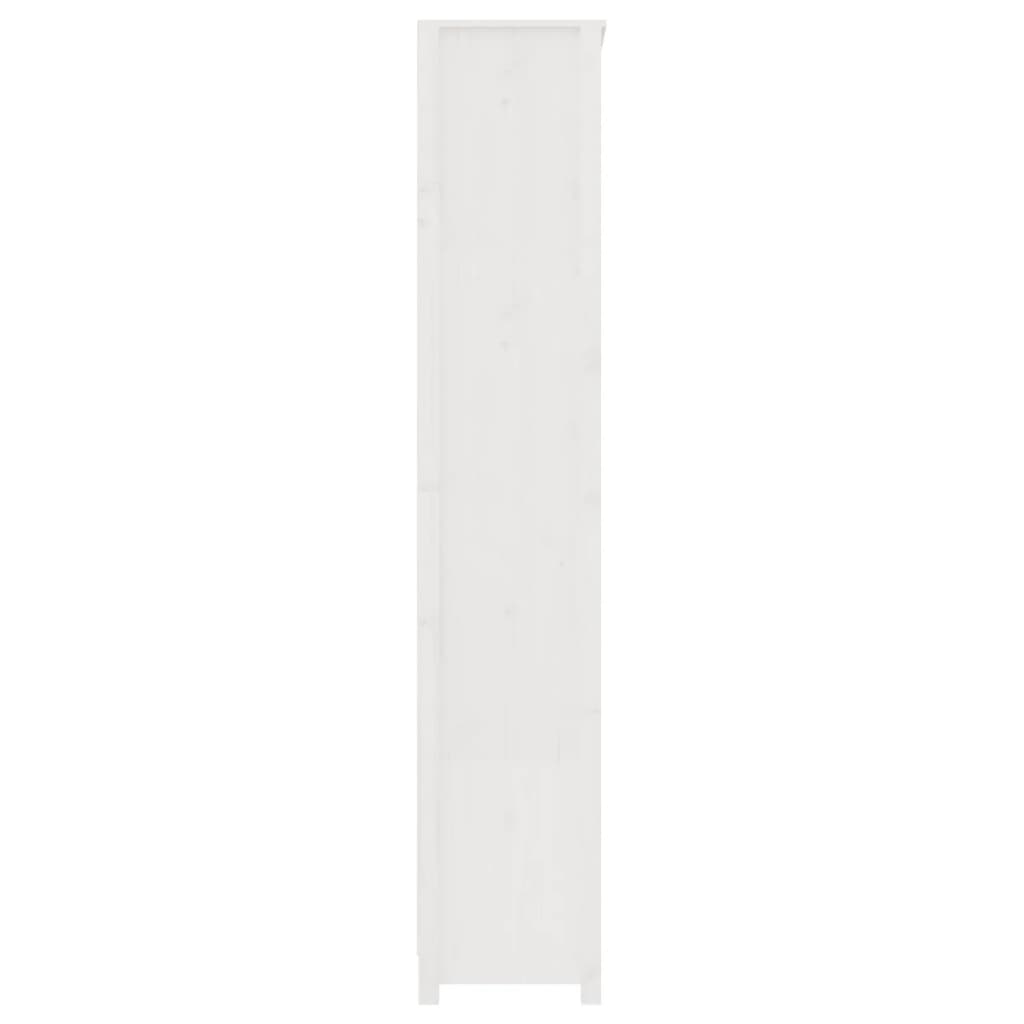 vidaXL Estante 80x35x183 cm madeira de pinho maciça branco