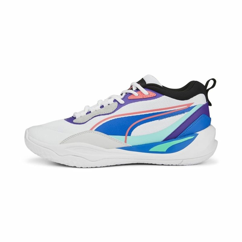 Sapatilhas de Basquetebol para Adultos Puma Playmaker Pro Branco