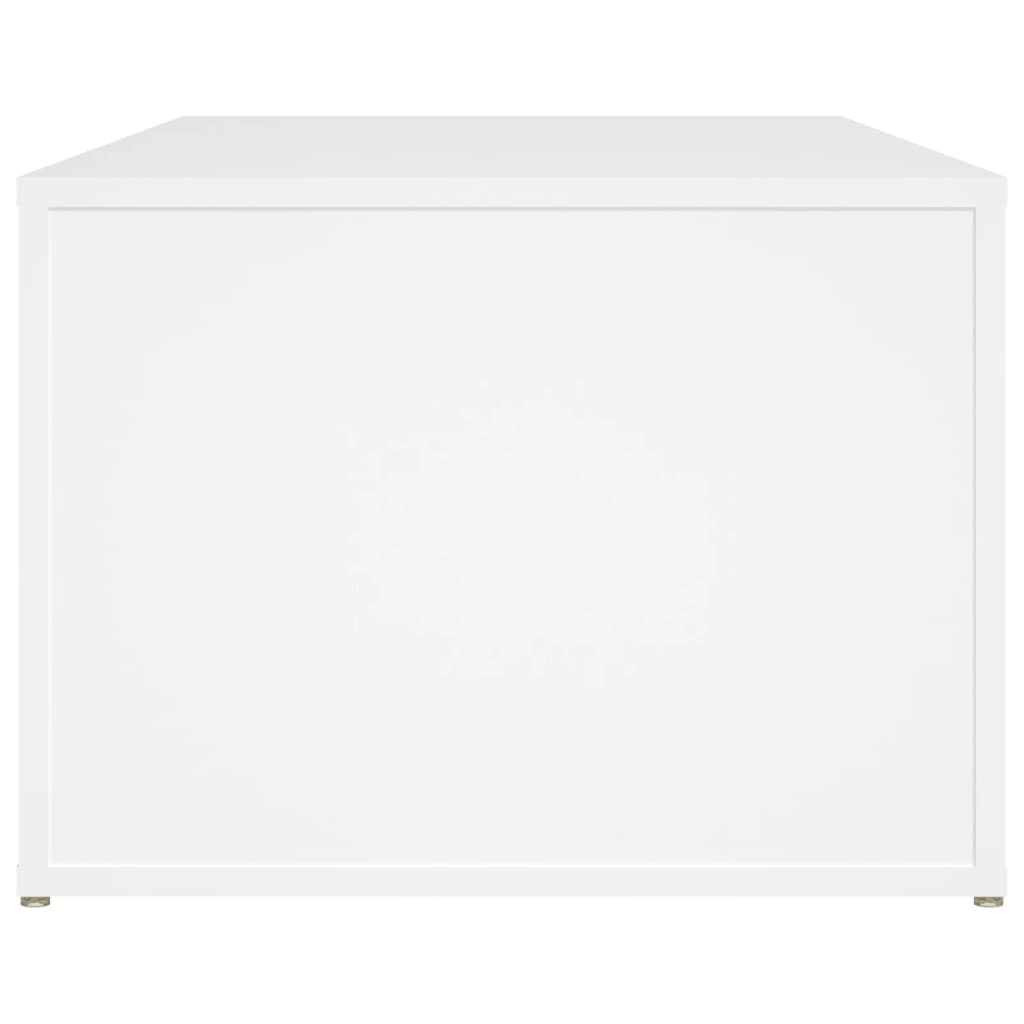 vidaXL Mesa de centro 100x50x36 cm derivados de madeira branco