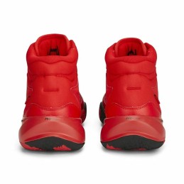 Sapatilhas de Basquetebol para Adultos Puma Playmaker Pro Mid Vermelho