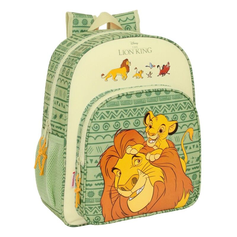 Mufasa|Mochila Escolar Mufasa Verde Bege 32 x 38 x 12 cm Mufasa|Mochila Escolar Mufasa Verde Bege 32 x 38 x 12 cm