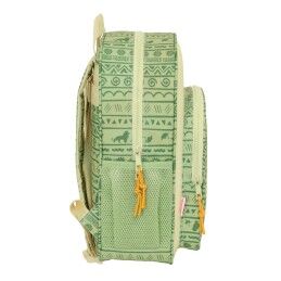 Mufasa|Mochila Escolar Mufasa Verde Bege 32 x 38 x 12 cm