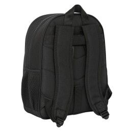 F.C. Barcelona|Mochila Escolar F.C. Barcelona Black Preto 32 x 38 x 12 cm
