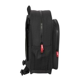 F.C. Barcelona|Mochila Escolar F.C. Barcelona Black Preto 32 x 38 x 12 cm