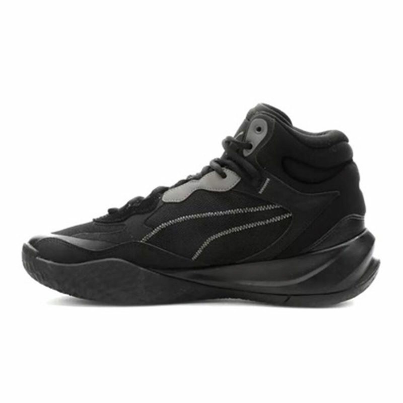 Sapatilhas de Basquetebol para Adultos Puma Playmaker Pro Mid Preto