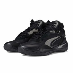 Sapatilhas de Basquetebol para Adultos Puma Playmaker Pro Mid Preto