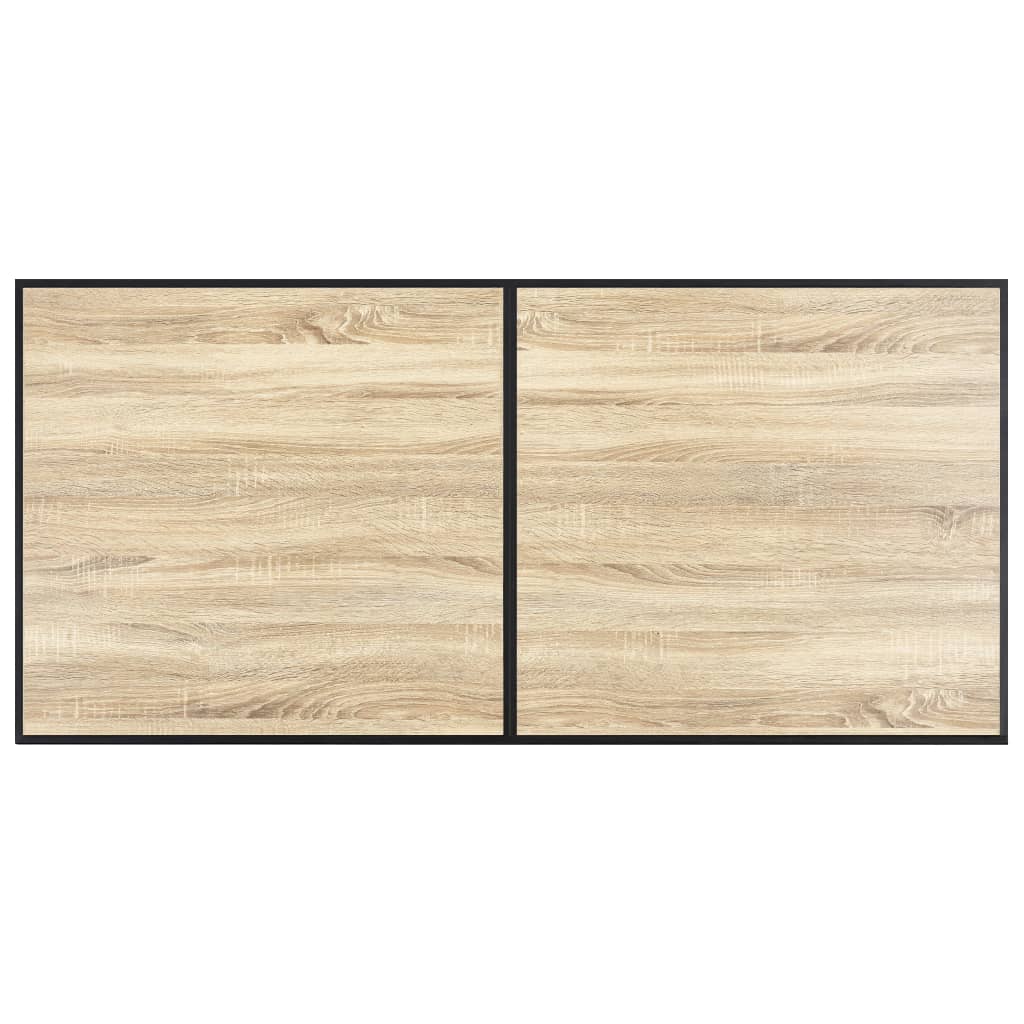 vidaXL Mesa de jantar 140x70x75 cm MDF cor carvalho