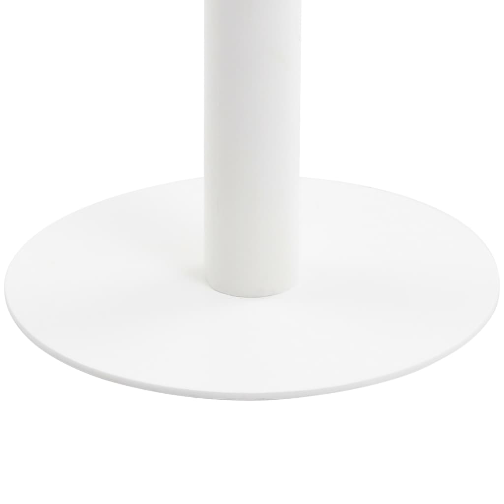 vidaXL Mesa bistrô 50 cm MDF castanho-claro