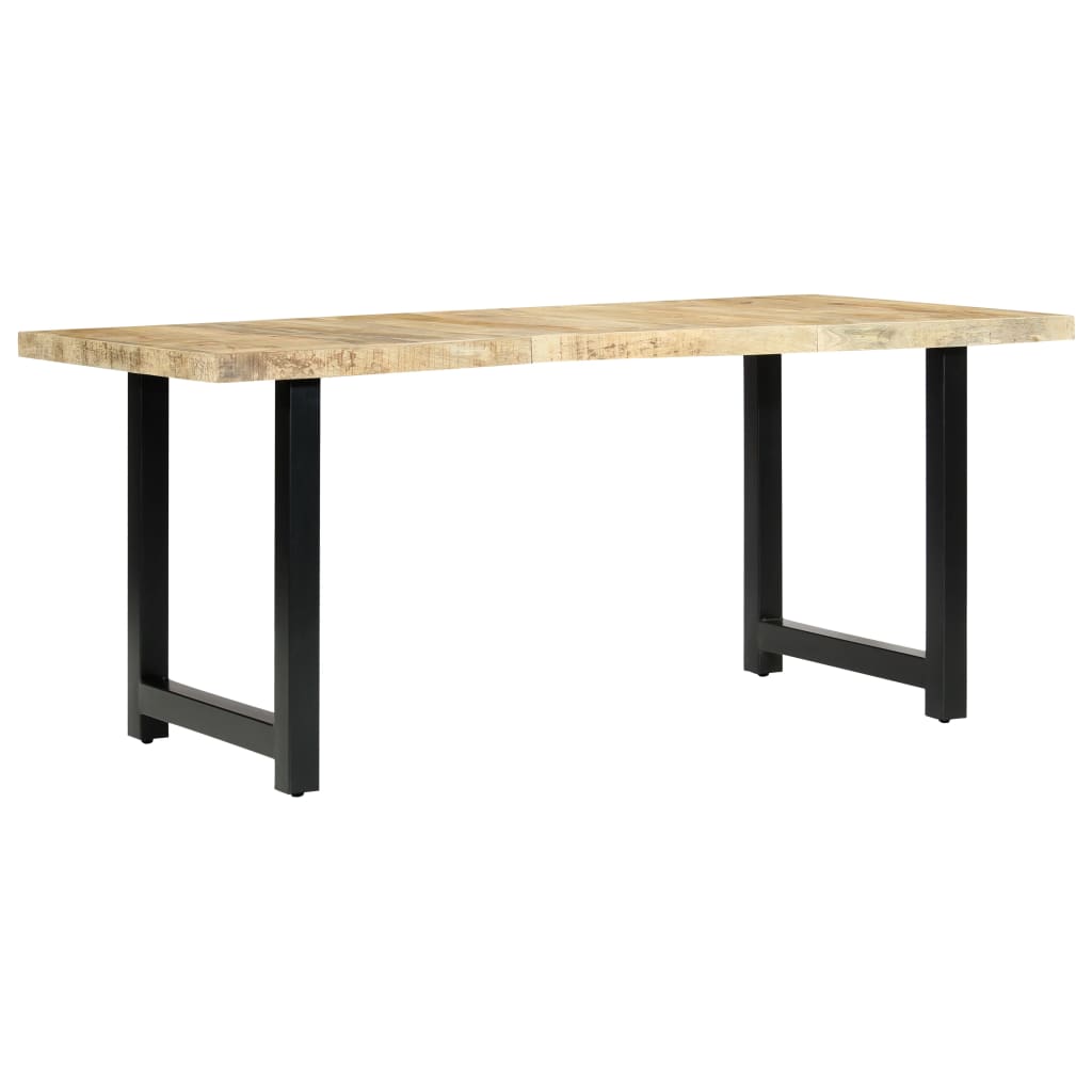 vidaXL Mesa de jantar 180x90x76 cm madeira de mangueira maciça