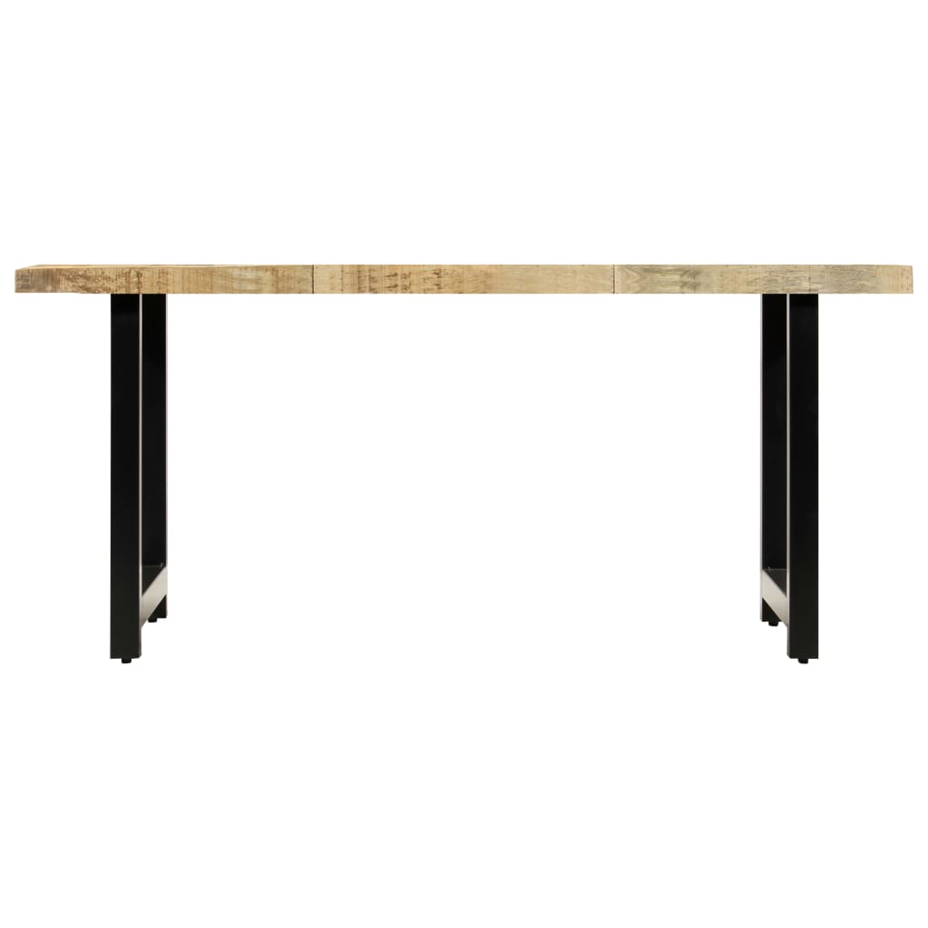 vidaXL Mesa de jantar 180x90x76 cm madeira de mangueira maciça