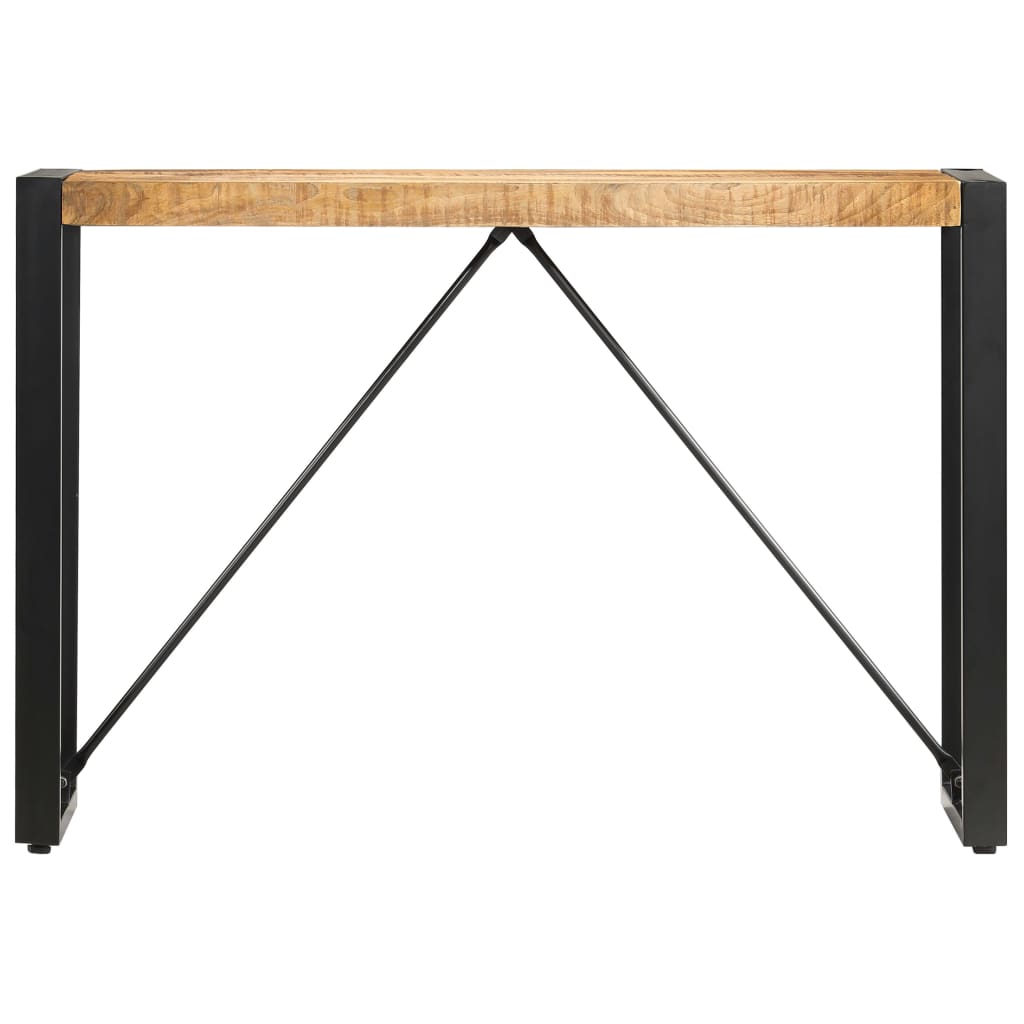 vidaXL Mesa consola 110x35x76 cm madeira de mangueira maciça