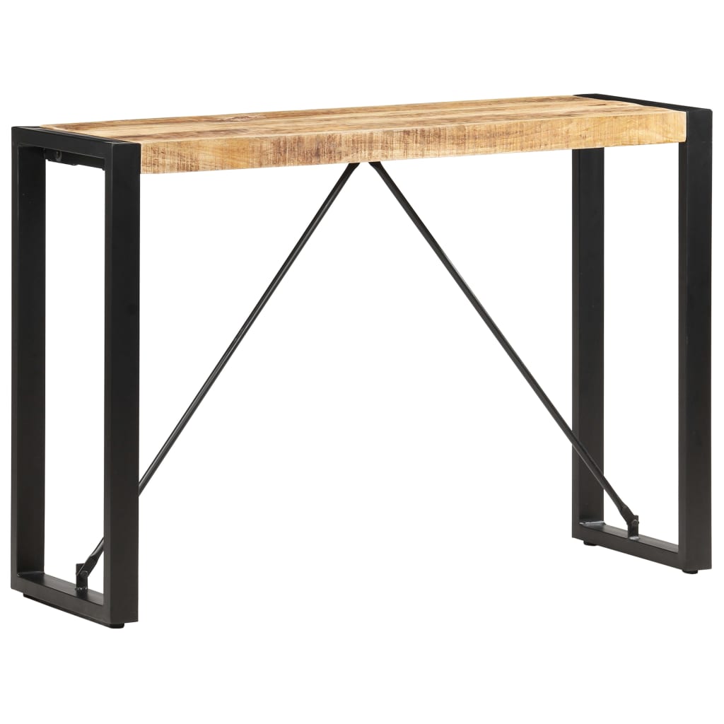 vidaXL Mesa consola 110x35x76 cm madeira de mangueira maciça