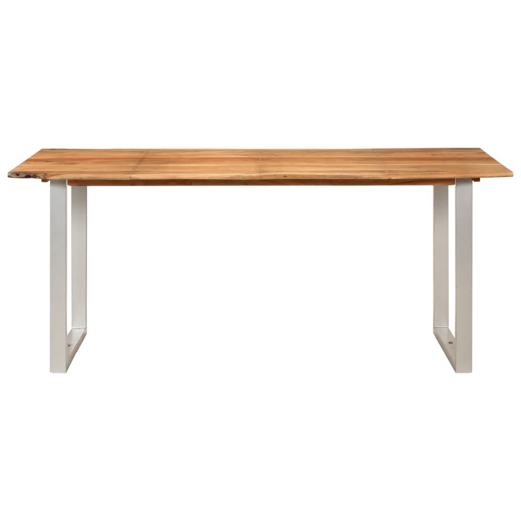 vidaXL Mesa de jantar 180x90x76 cm madeira de acácia maciça