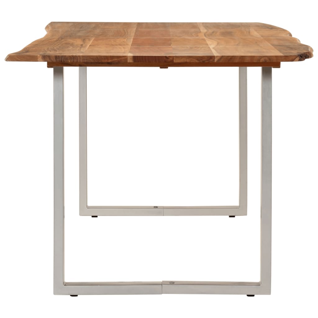 vidaXL Mesa de jantar 180x90x76 cm madeira de acácia maciça