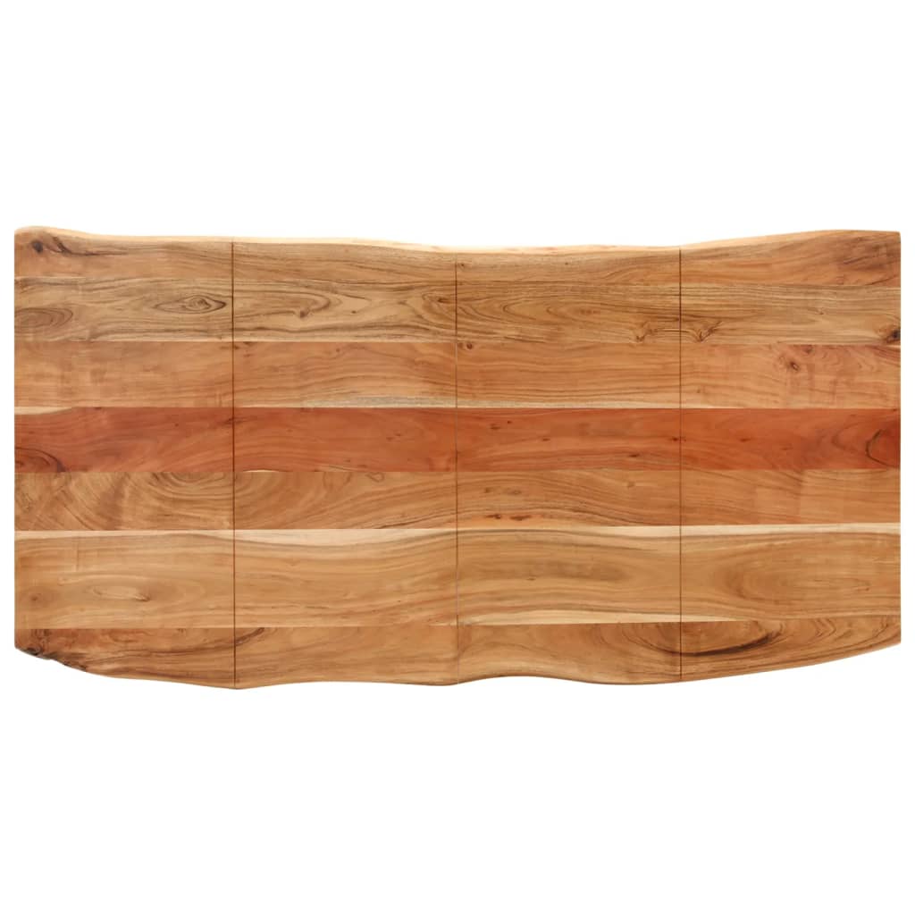 vidaXL Mesa de jantar 180x90x76 cm madeira de acácia maciça